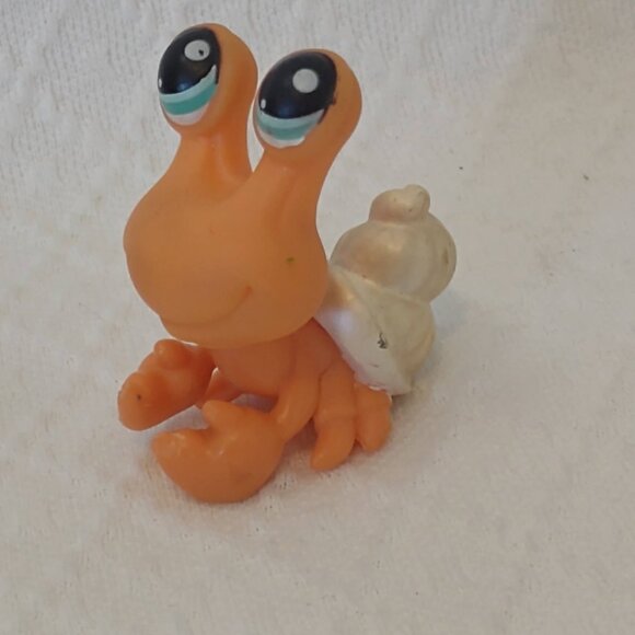 Vintage Littlest Pet Shop #188 Orange Crab G2 Cream Shell - Picture 4 of 14